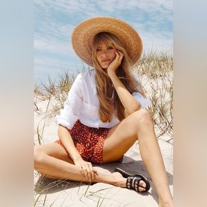 Malmo Belted Beach Shorts by The Odells